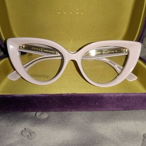 Gucci Blush Cat-Eye Glasses